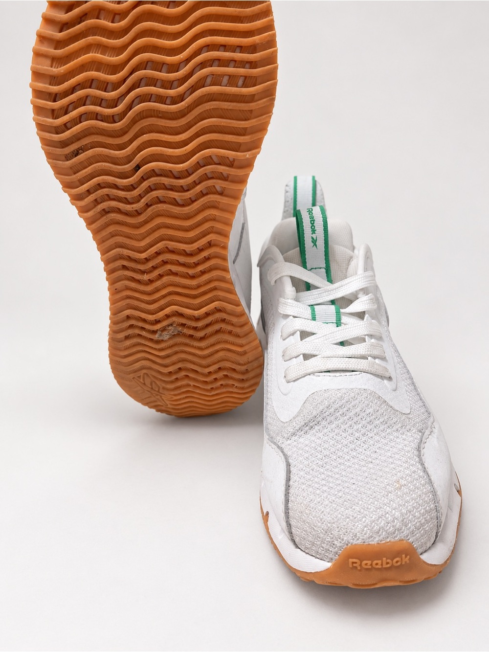 Reebok Zig Dynamica Women's White & Brown Sneakers